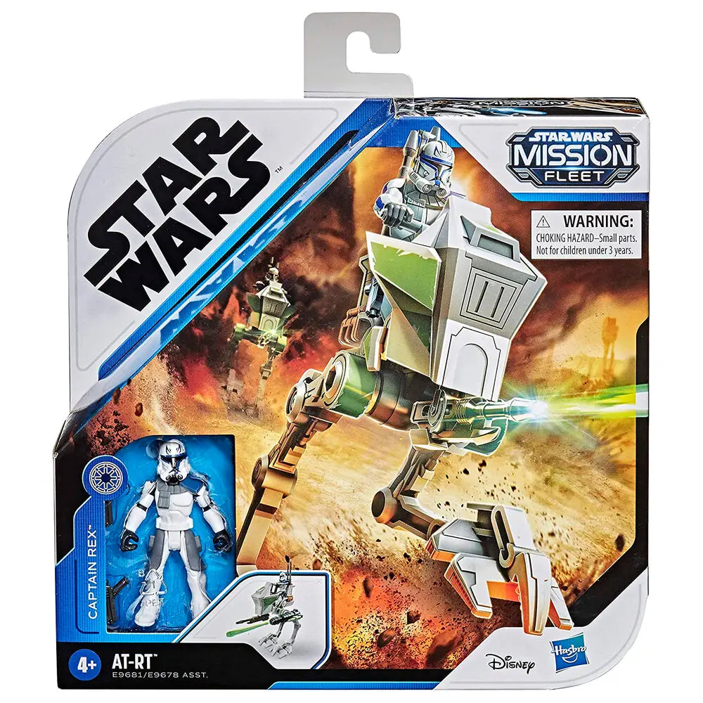 Star Wars Mission Fleet Captain Rex + AT-RT csomag figura termékfotó