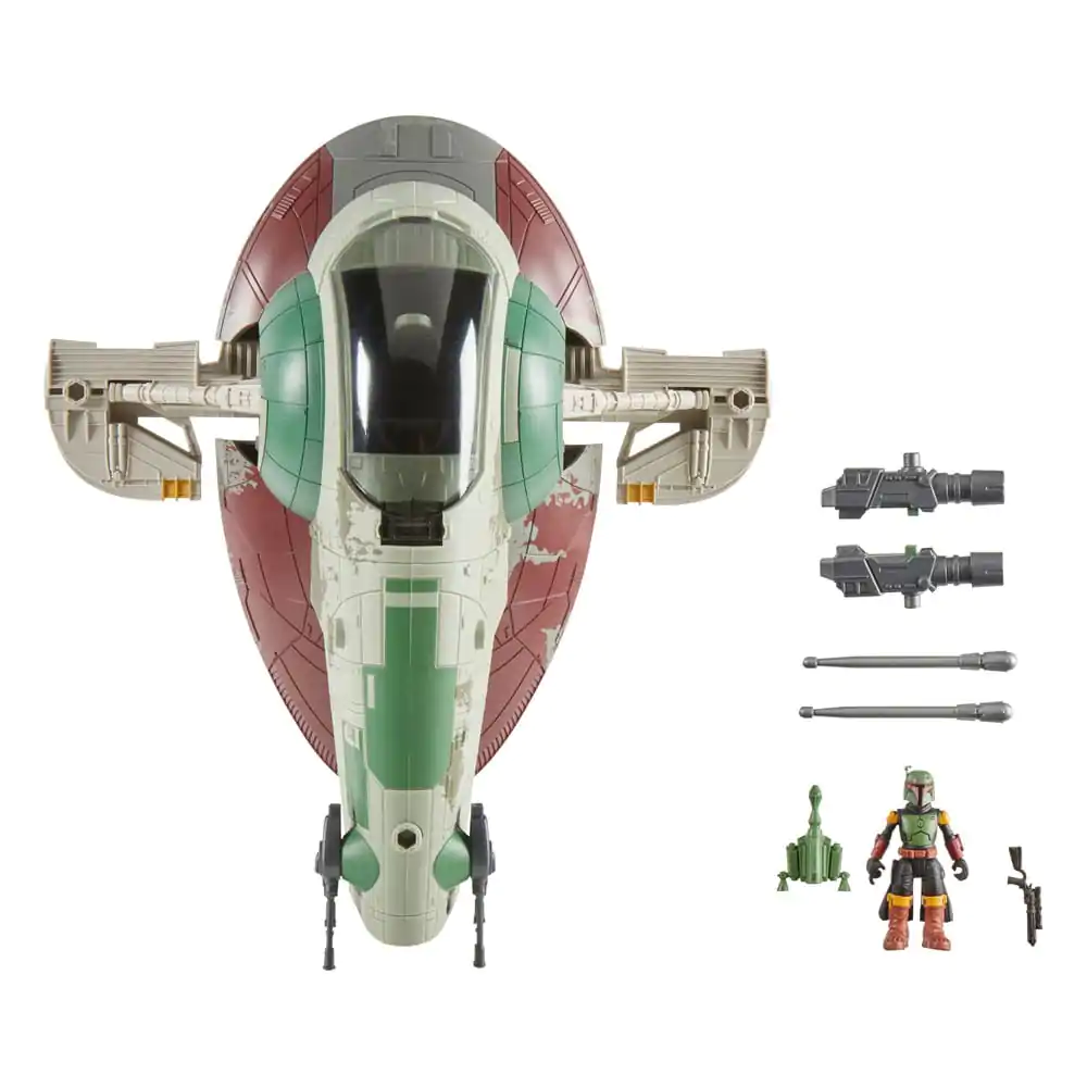 Star Wars Mission Fleet Fahrzeug Firespray with Boba Fett jármű és figura 6 cm termékfotó