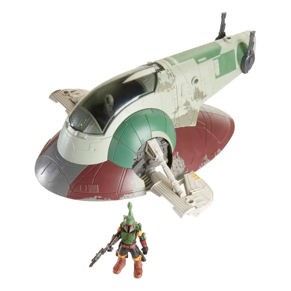 Star Wars Mission Fleet Fahrzeug Firespray with Boba Fett jármű és figura 6 cm termékfotó