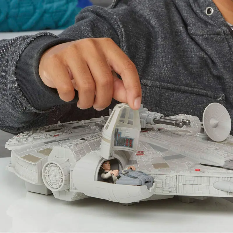 Star Wars Mission Fleet Millennium Falcon + Han Solo figura termékfotó