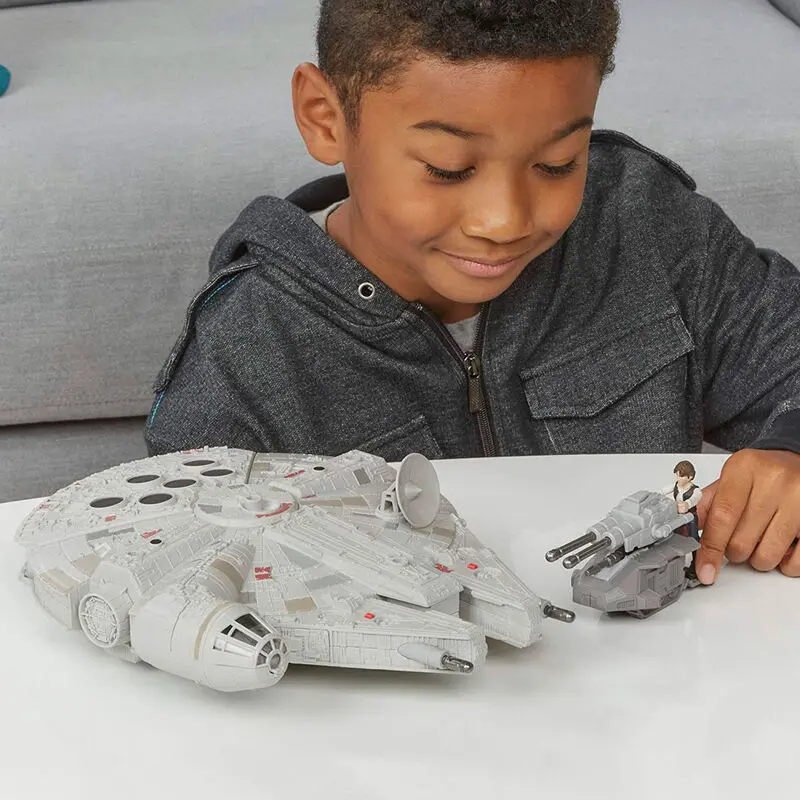 Star Wars Mission Fleet Millennium Falcon + Han Solo figura termékfotó