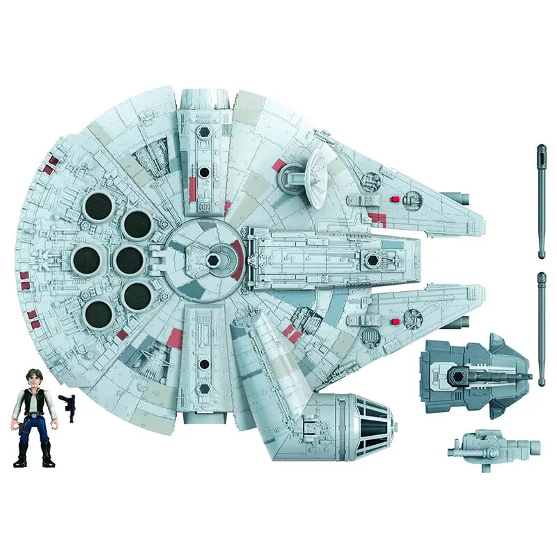 Star Wars Mission Fleet Millennium Falcon + Han Solo figura termékfotó