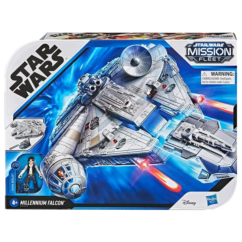 Star Wars Mission Fleet Millennium Falcon + Han Solo figura termékfotó