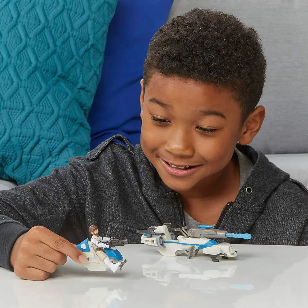 Star Wars Mission Fleet Obi-Wan Kenobi + Barc Speeder csomag figura termékfotó