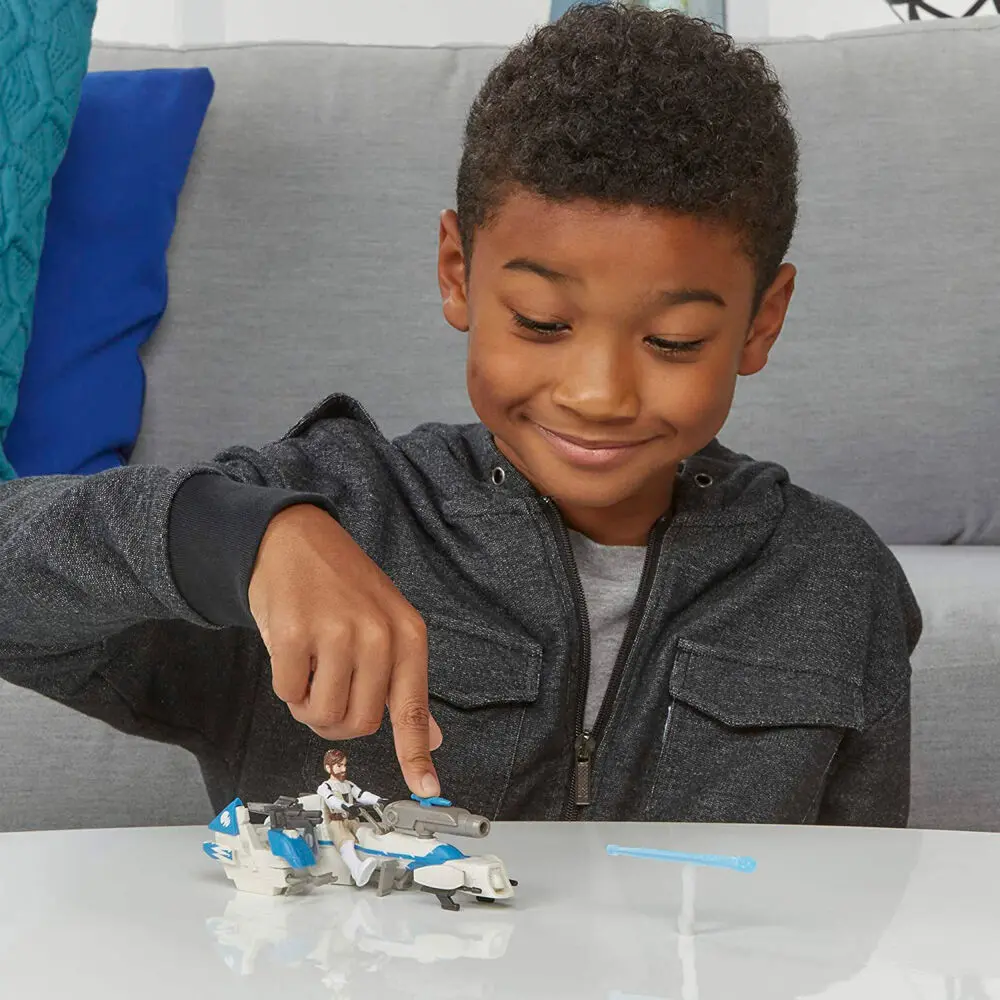 Star Wars Mission Fleet Obi-Wan Kenobi + Barc Speeder csomag figura termékfotó