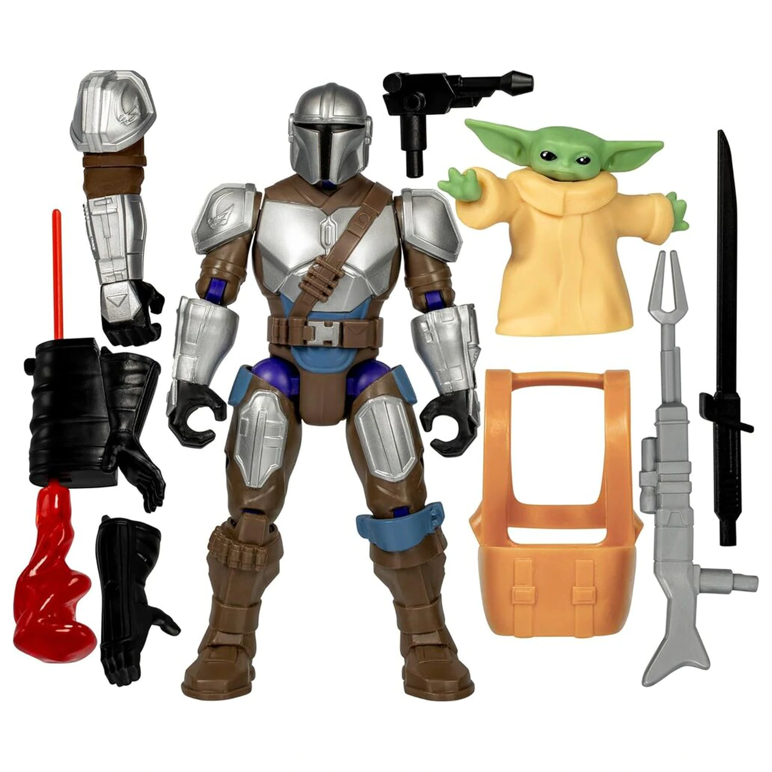 Star Wars Mix Mashers The Mandalorian & Grogu Deluxe figura 12cm termékfotó
