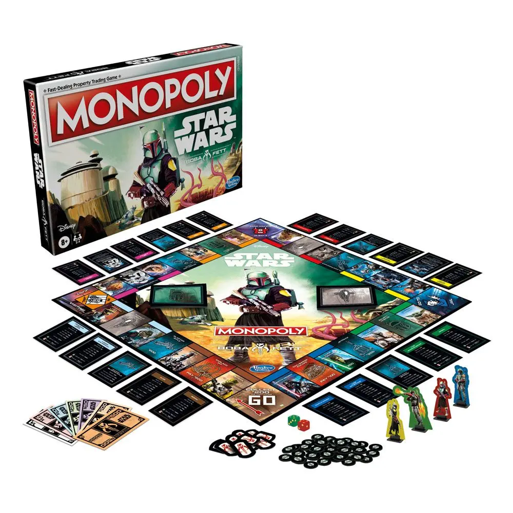 Star Wars Monopoly Boba Fett Edition Angol nyelvű társasjáték termékfotó