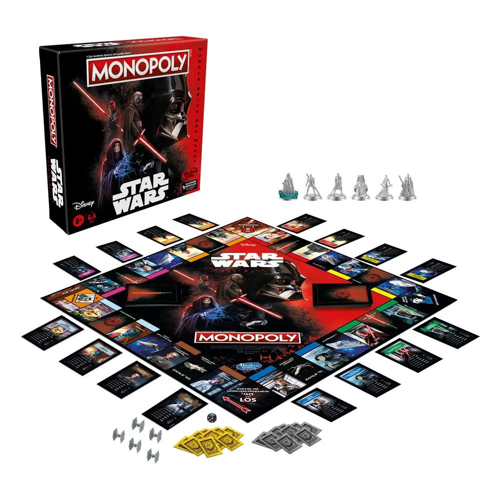 Star Wars  Monopoly Dark Side Edition Német nyelvű társasjáték termékfotó