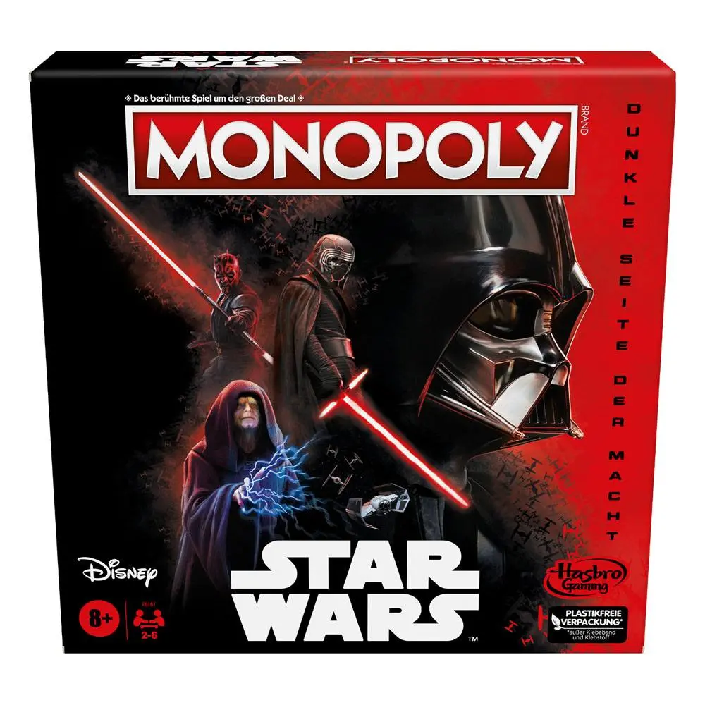 Star Wars  Monopoly Dark Side Edition Német nyelvű társasjáték termékfotó