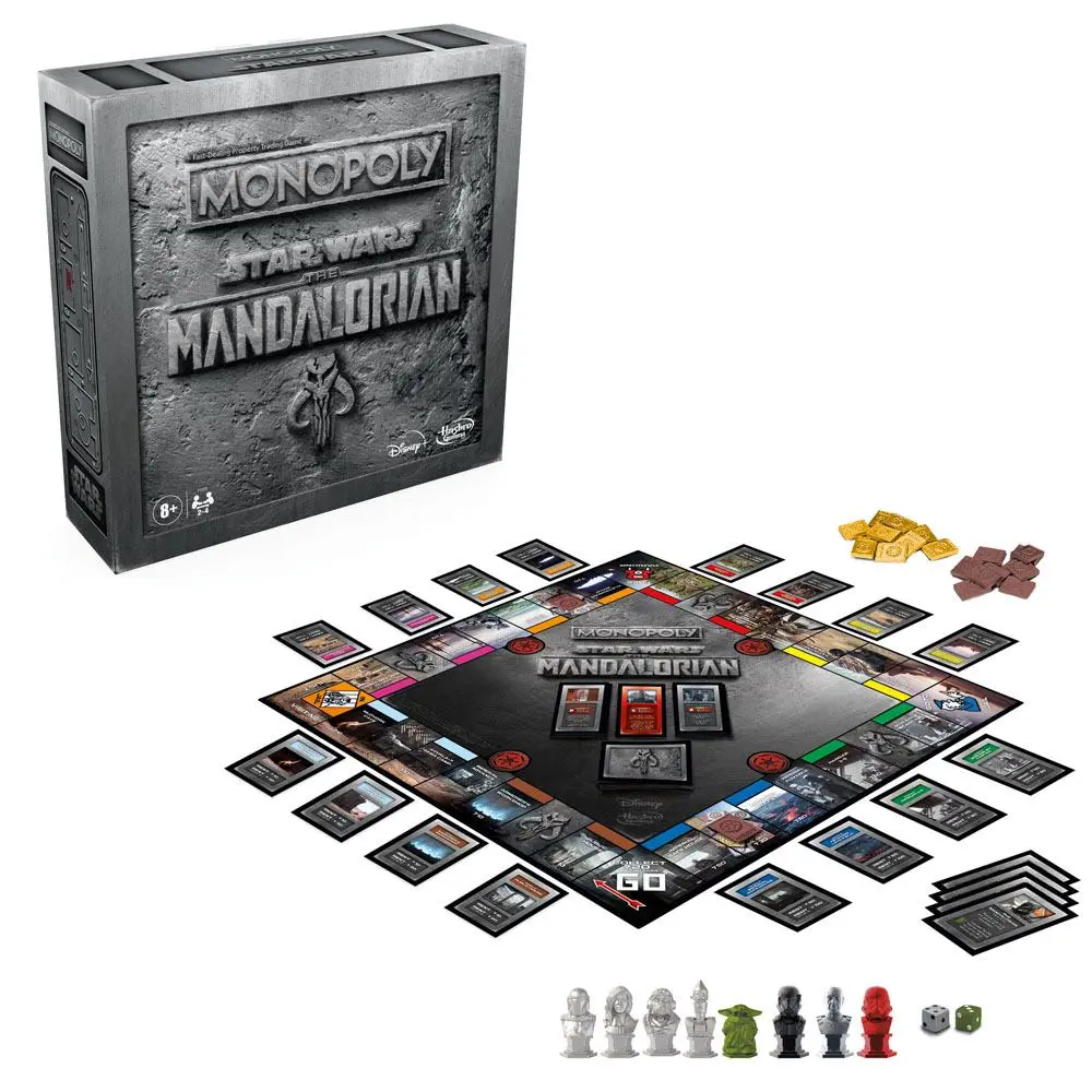 Star Wars Monopoly The Mandalorian Angol nyelvű társasjáték termékfotó