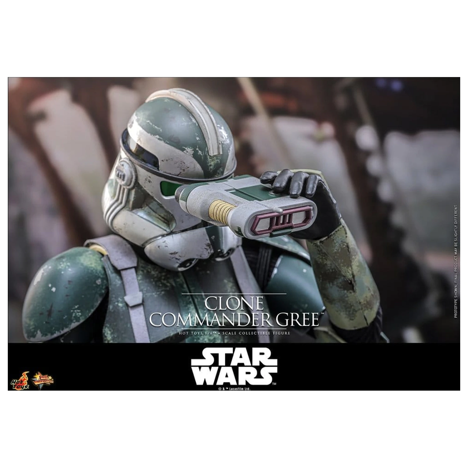 Star Wars Movie Masterpiece 1/6 Clone Commander Gree akciófigura 30 cm termékfotó