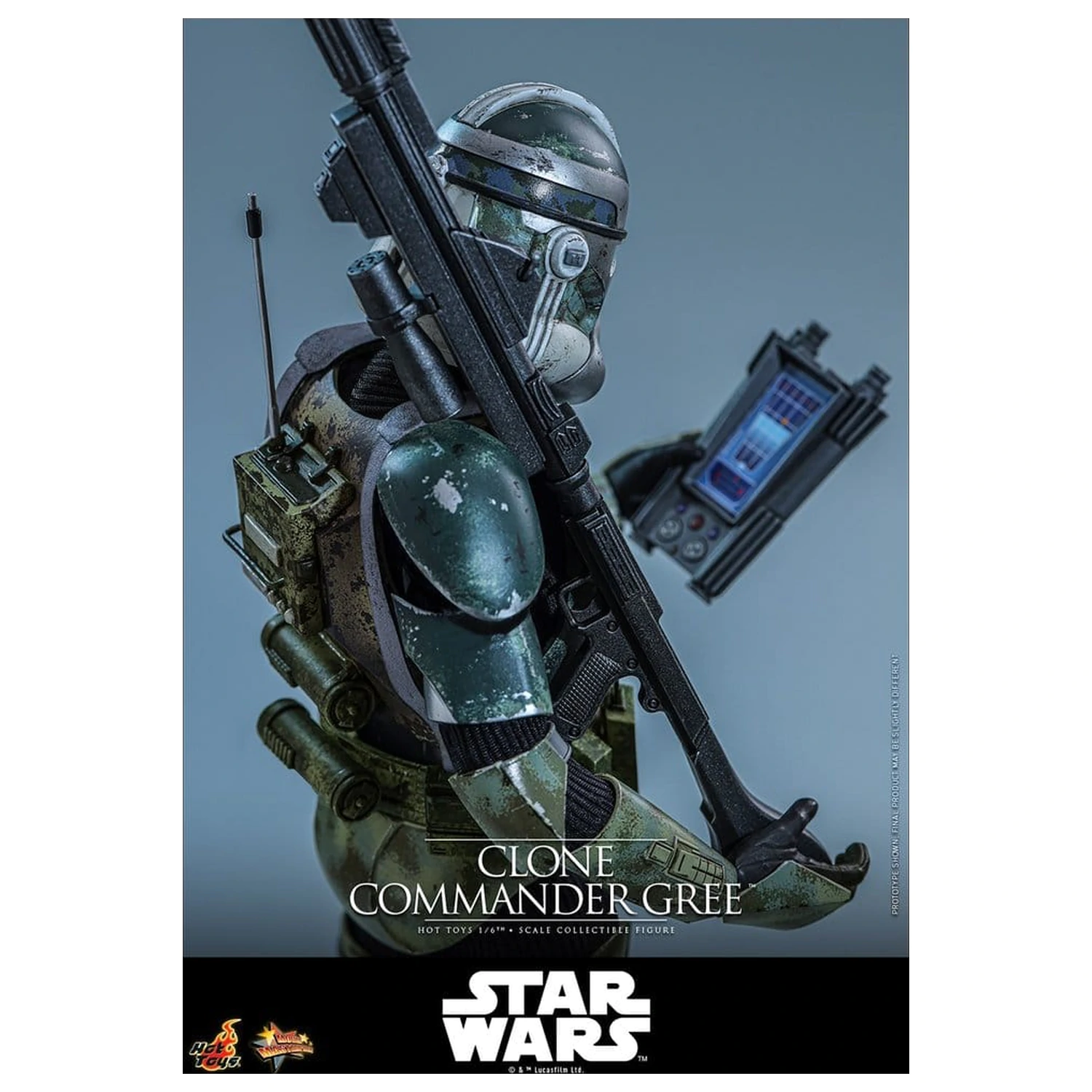 Star Wars Movie Masterpiece 1/6 Clone Commander Gree akciófigura 30 cm termékfotó