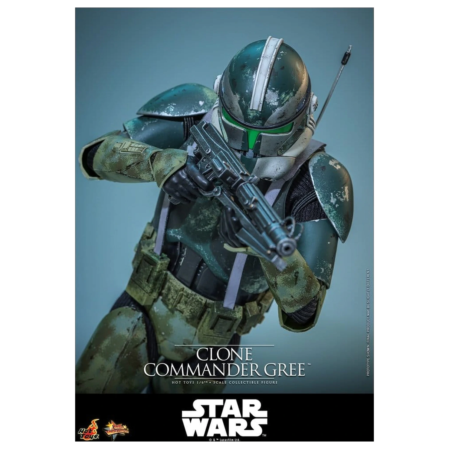 Star Wars Movie Masterpiece 1/6 Clone Commander Gree akciófigura 30 cm termékfotó