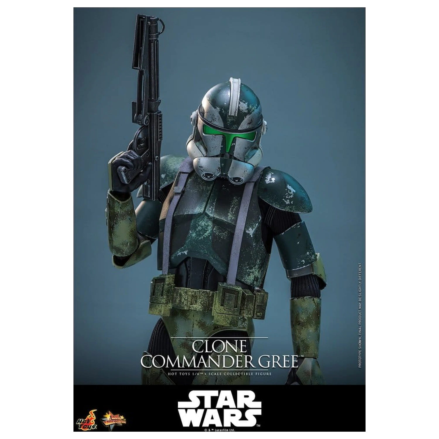 Star Wars Movie Masterpiece 1/6 Clone Commander Gree akciófigura 30 cm termékfotó