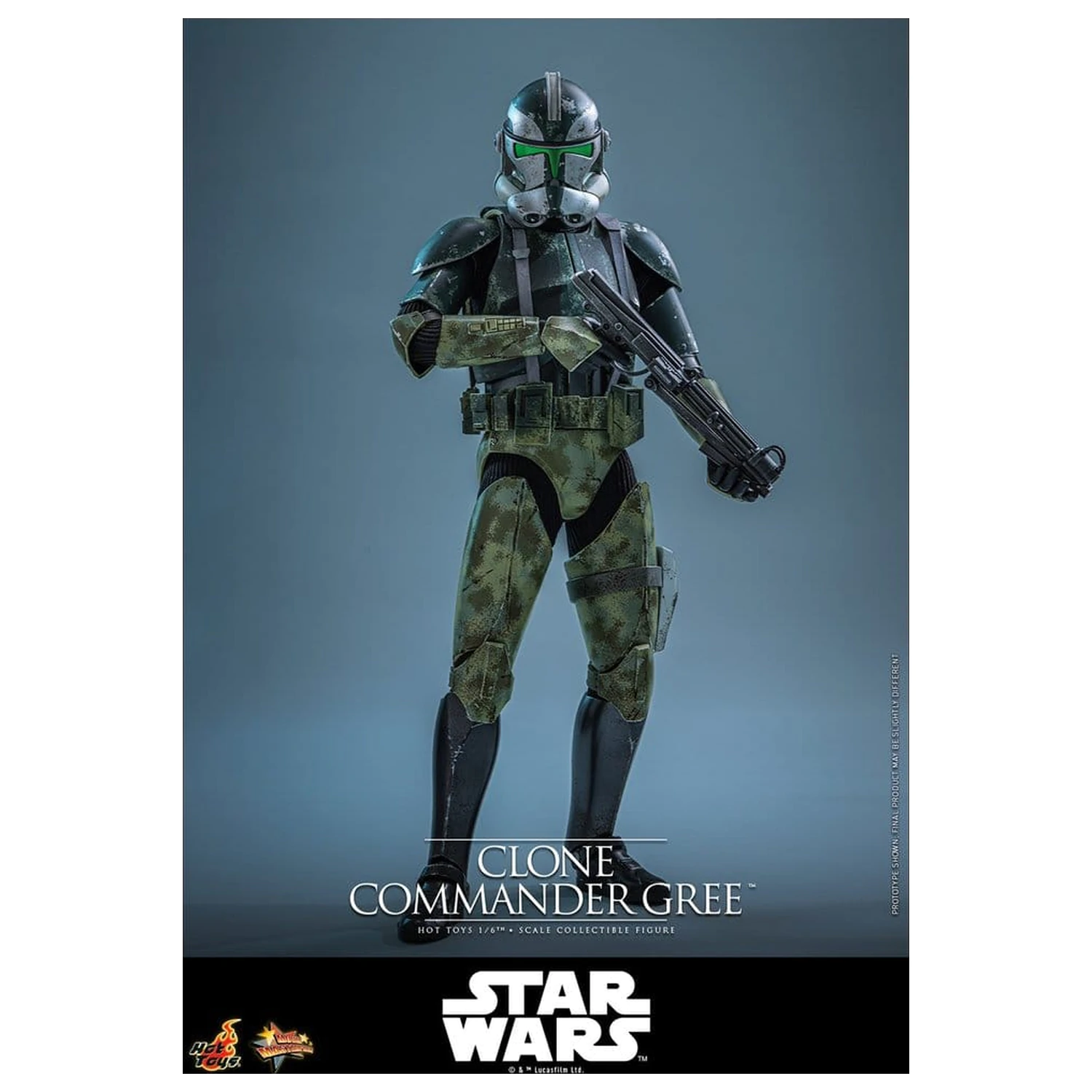 Star Wars Movie Masterpiece 1/6 Clone Commander Gree akciófigura 30 cm termékfotó