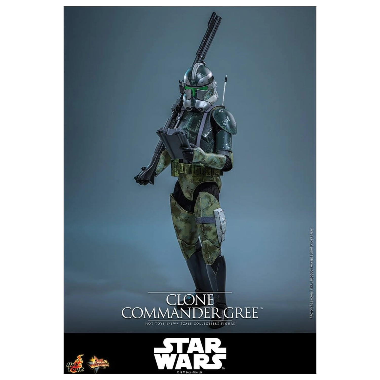 Star Wars Movie Masterpiece 1/6 Clone Commander Gree akciófigura 30 cm termékfotó