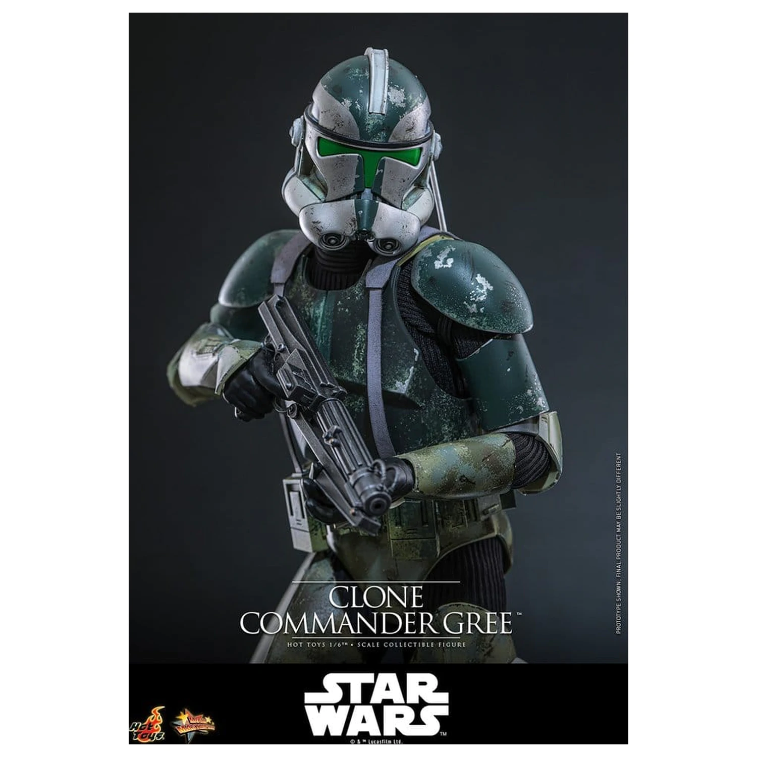 Star Wars Movie Masterpiece 1/6 Clone Commander Gree akciófigura 30 cm termékfotó