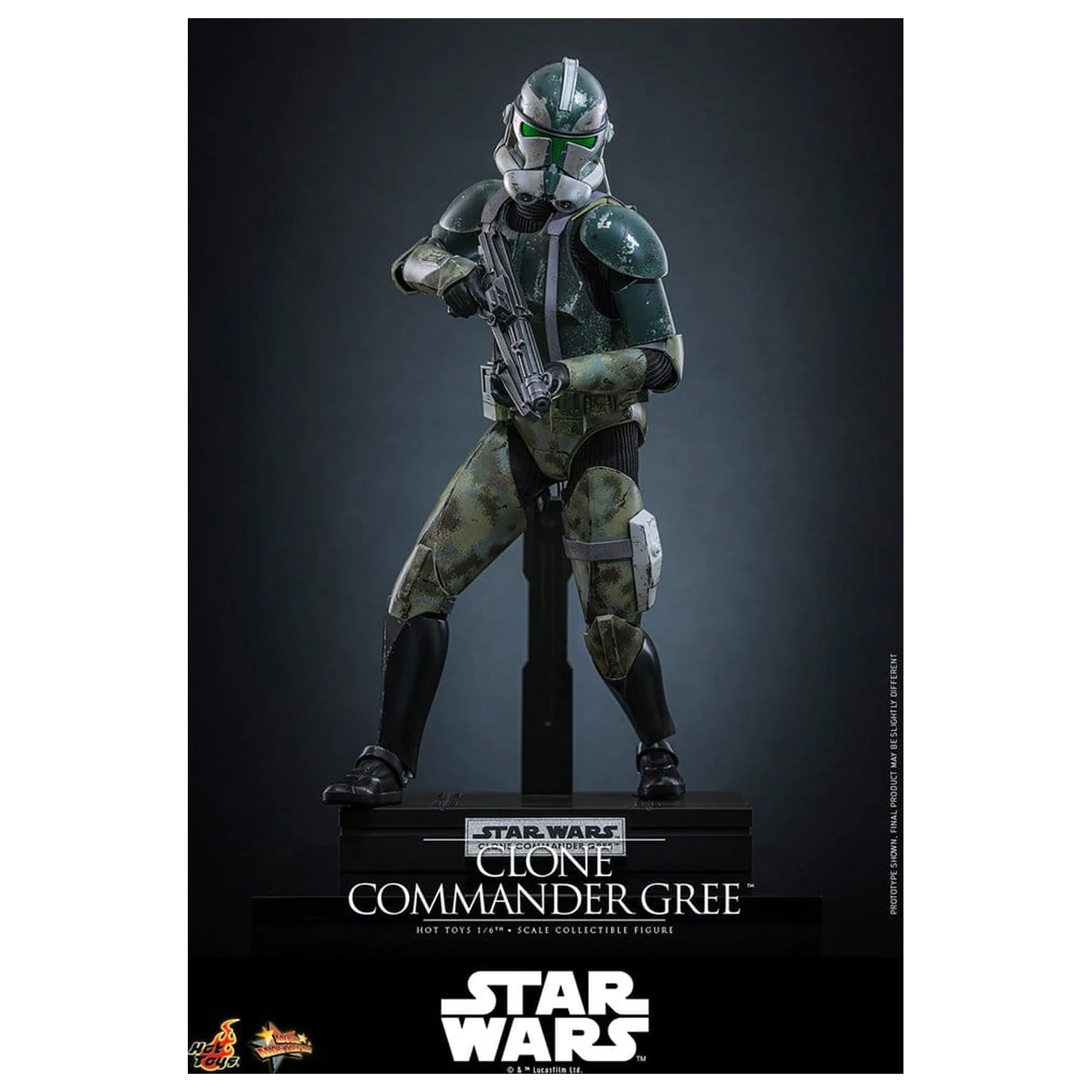 Star Wars Movie Masterpiece 1/6 Clone Commander Gree akciófigura 30 cm termékfotó