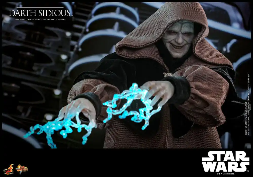 Star Wars Movie Masterpiece 1/6 Darth Sidious akciófigura 29 cm termékfotó