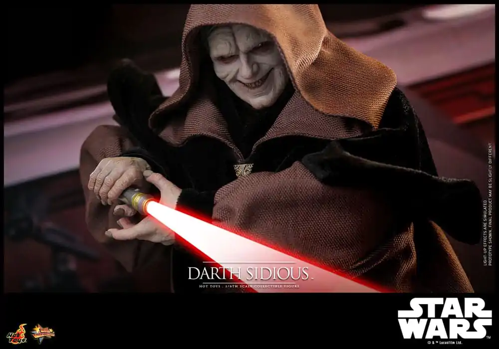 Star Wars Movie Masterpiece 1/6 Darth Sidious akciófigura 29 cm termékfotó