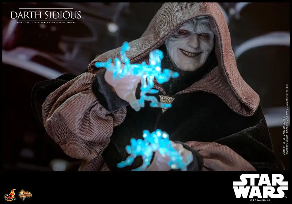 Star Wars Movie Masterpiece 1/6 Darth Sidious akciófigura 29 cm termékfotó