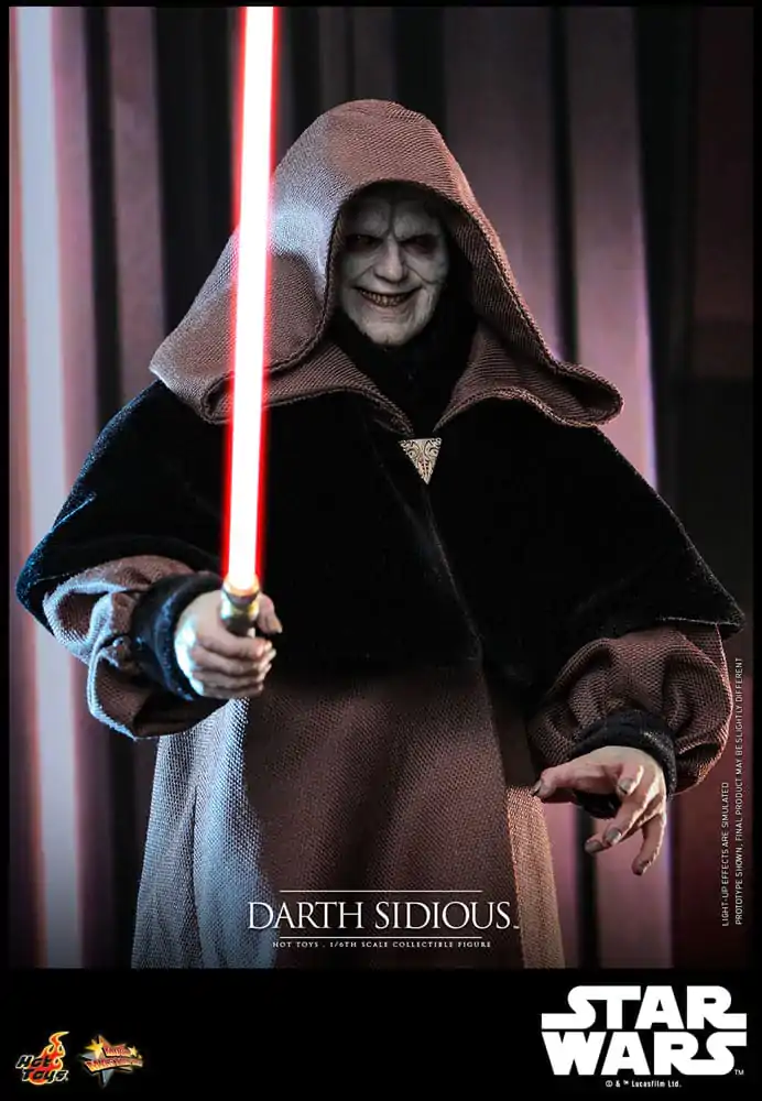 Star Wars Movie Masterpiece 1/6 Darth Sidious akciófigura 29 cm termékfotó