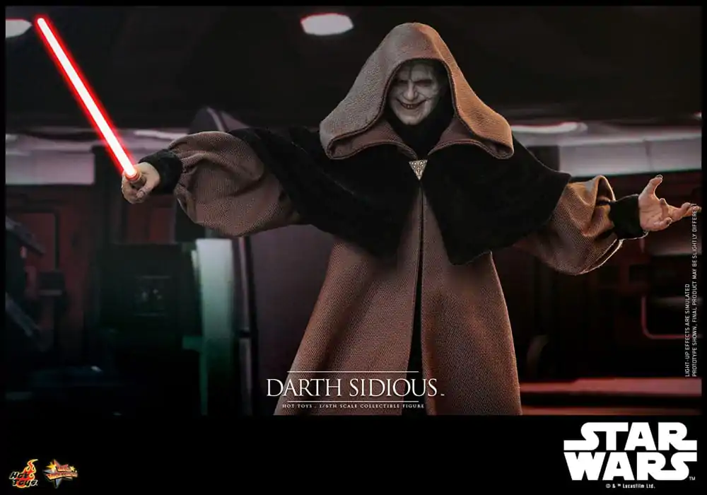 Star Wars Movie Masterpiece 1/6 Darth Sidious akciófigura 29 cm termékfotó