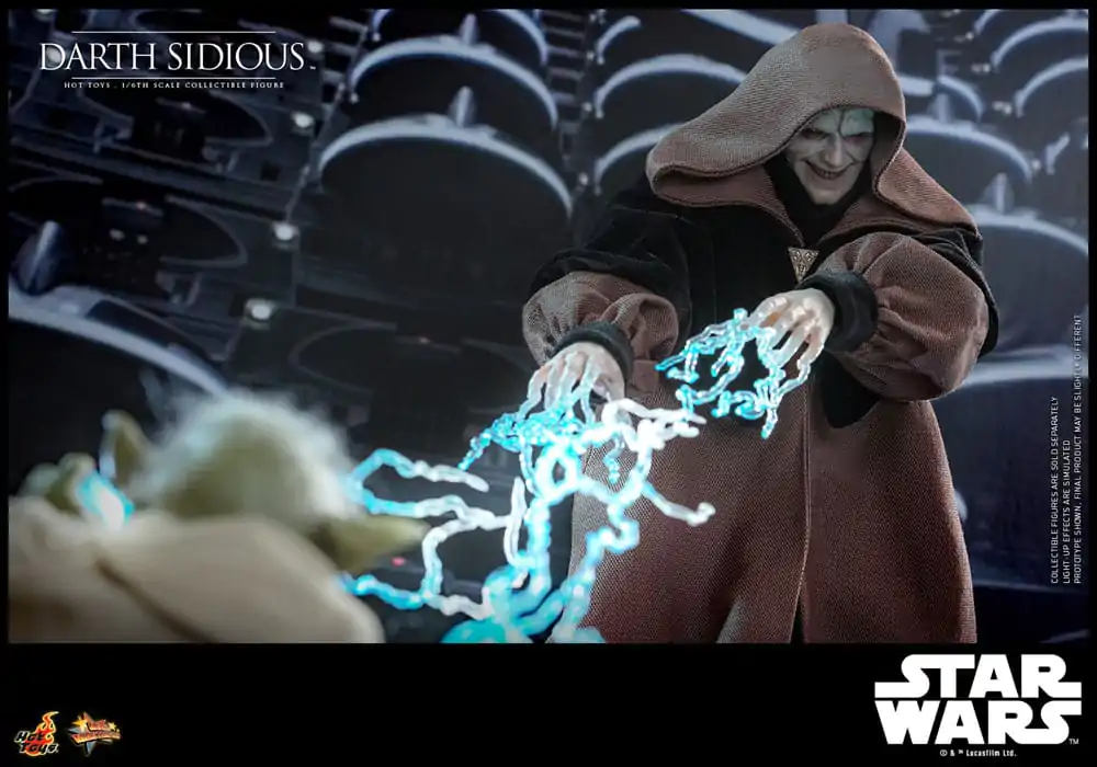 Star Wars Movie Masterpiece 1/6 Darth Sidious akciófigura 29 cm termékfotó