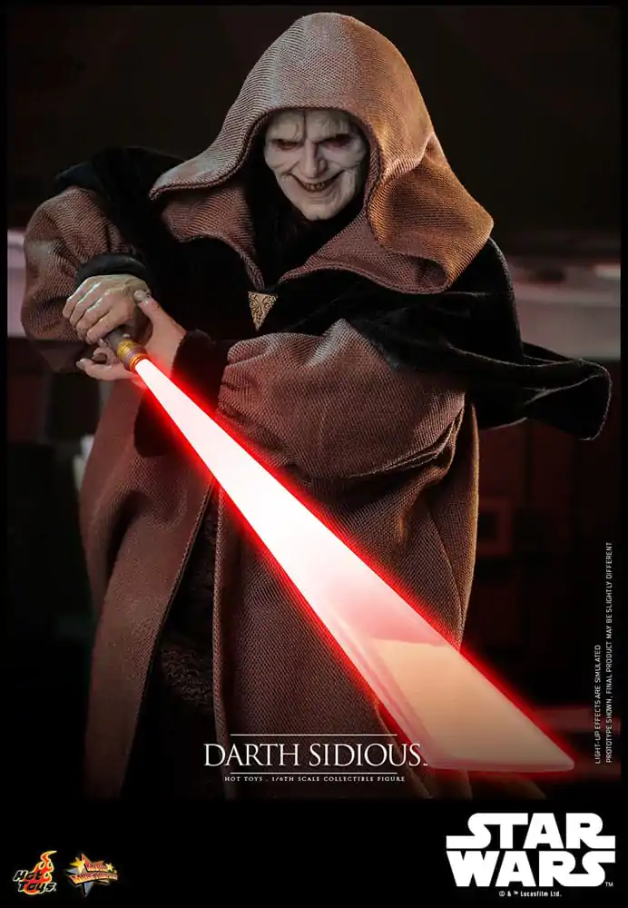 Star Wars Movie Masterpiece 1/6 Darth Sidious akciófigura 29 cm termékfotó