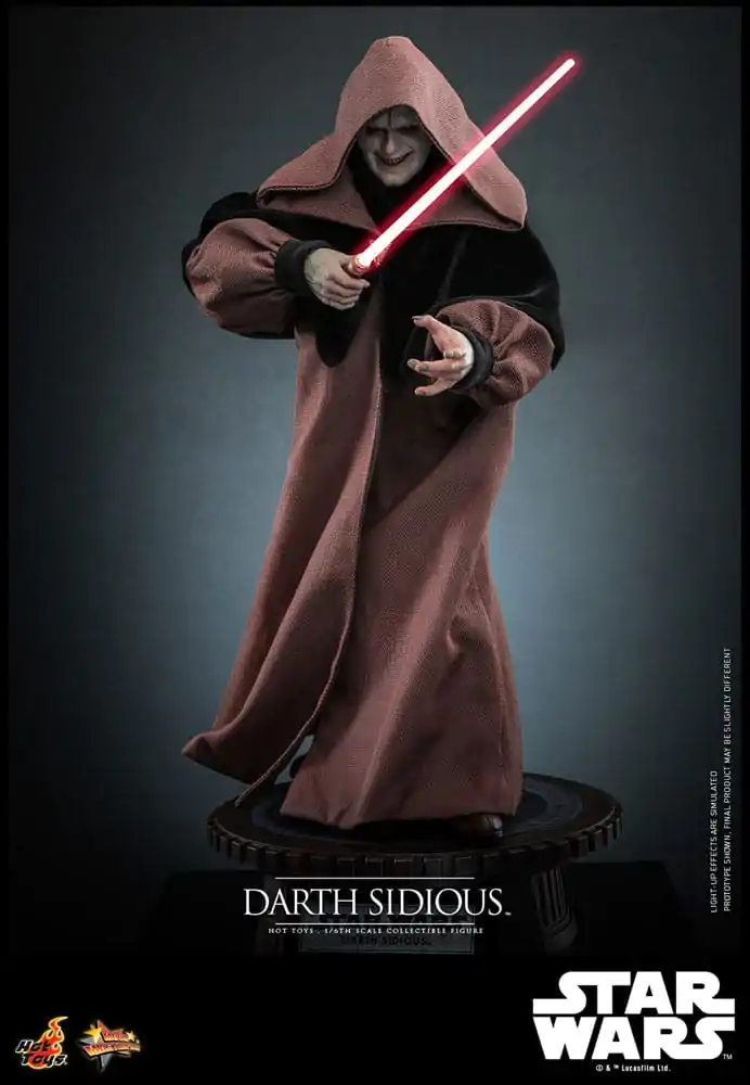 Star Wars Movie Masterpiece 1/6 Darth Sidious akciófigura 29 cm termékfotó