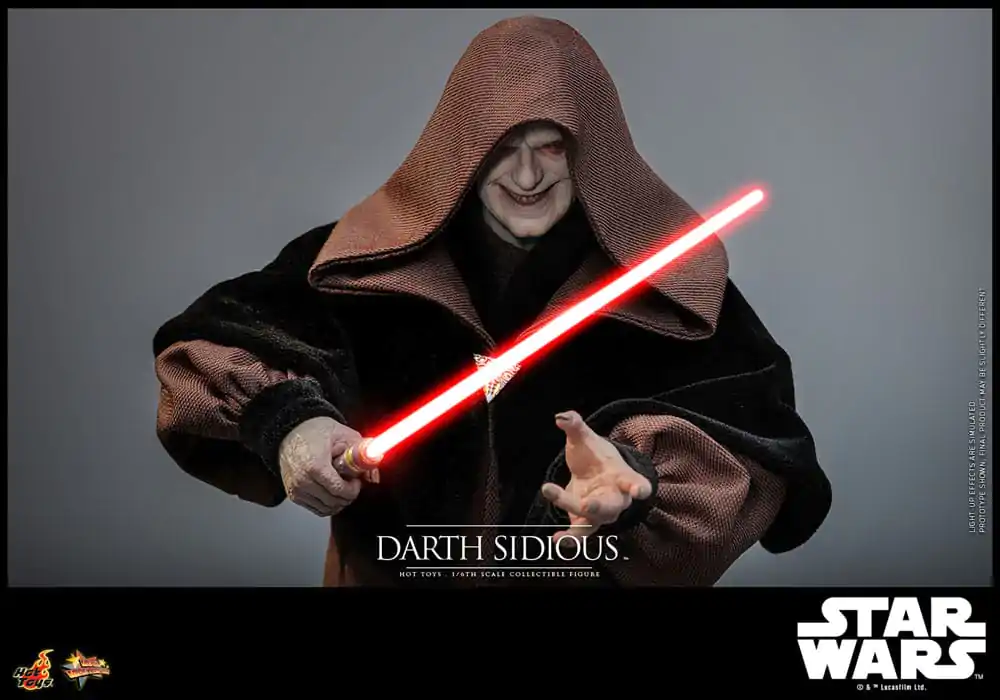 Star Wars Movie Masterpiece 1/6 Darth Sidious akciófigura 29 cm termékfotó