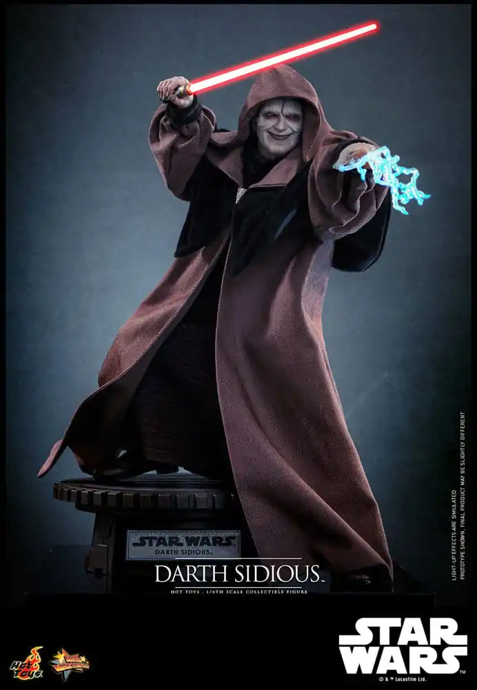 Star Wars Movie Masterpiece 1/6 Darth Sidious akciófigura 29 cm termékfotó