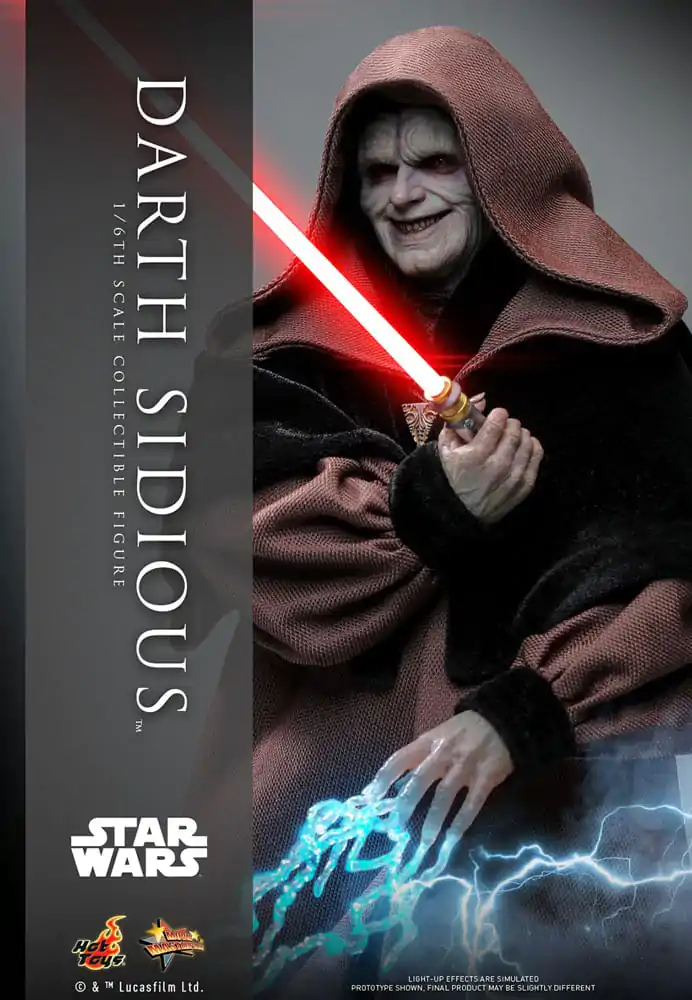 Star Wars Movie Masterpiece 1/6 Darth Sidious akciófigura 29 cm termékfotó