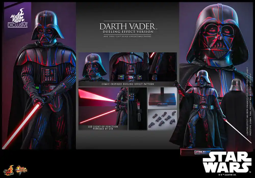 Star Wars Movie Masterpiece 1/6 Darth Vader (Dueling Effect Version) akciófigura 35 cm termékfotó