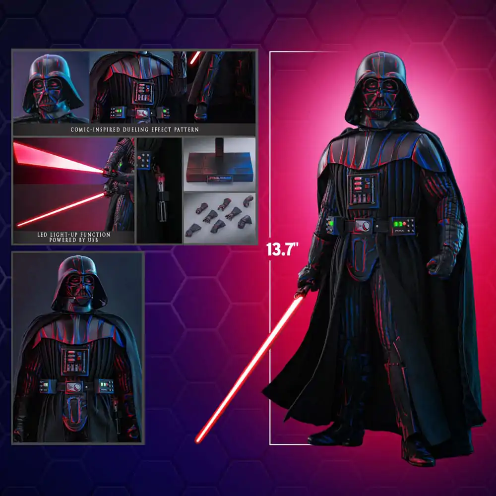 Star Wars Movie Masterpiece 1/6 Darth Vader (Dueling Effect Version) akciófigura 35 cm termékfotó