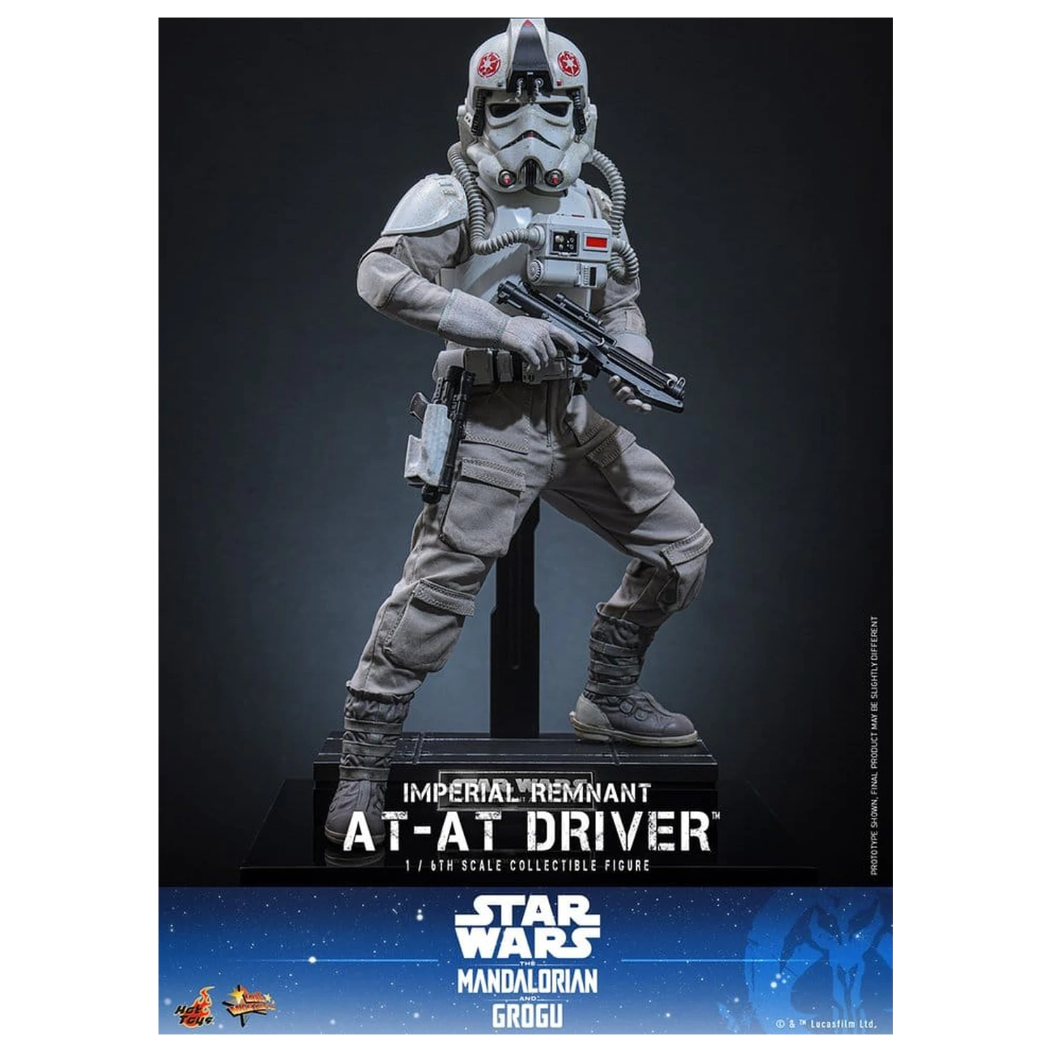 Star Wars Movie Masterpiece 1/6 Imperial Remnant AT-AT Driver akciófigura 30 cm termékfotó