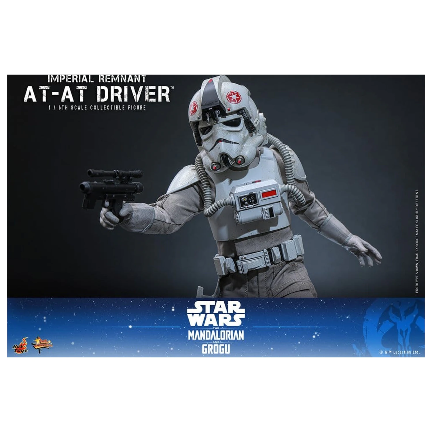 Star Wars Movie Masterpiece 1/6 Imperial Remnant AT-AT Driver akciófigura 30 cm termékfotó