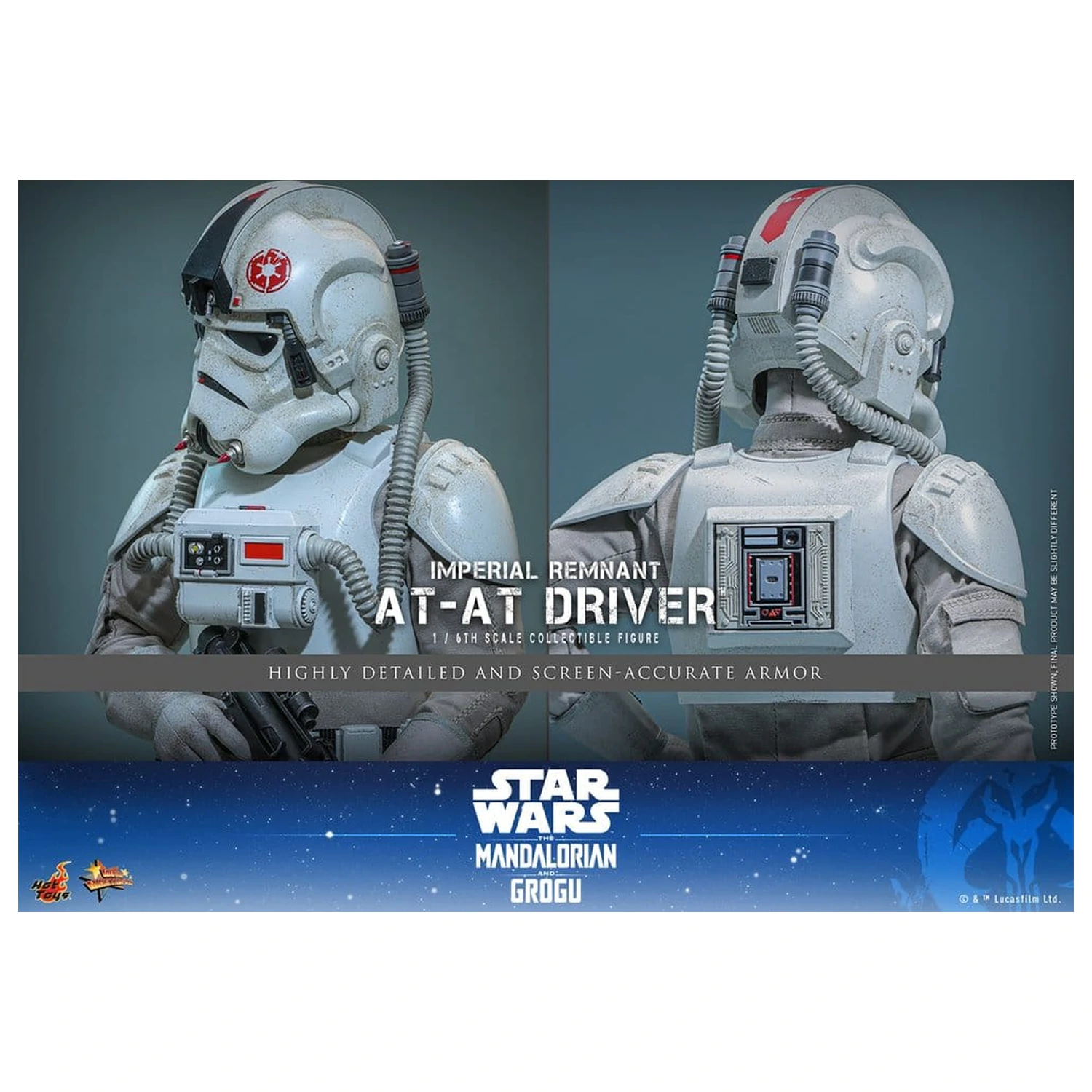 Star Wars Movie Masterpiece 1/6 Imperial Remnant AT-AT Driver akciófigura 30 cm termékfotó