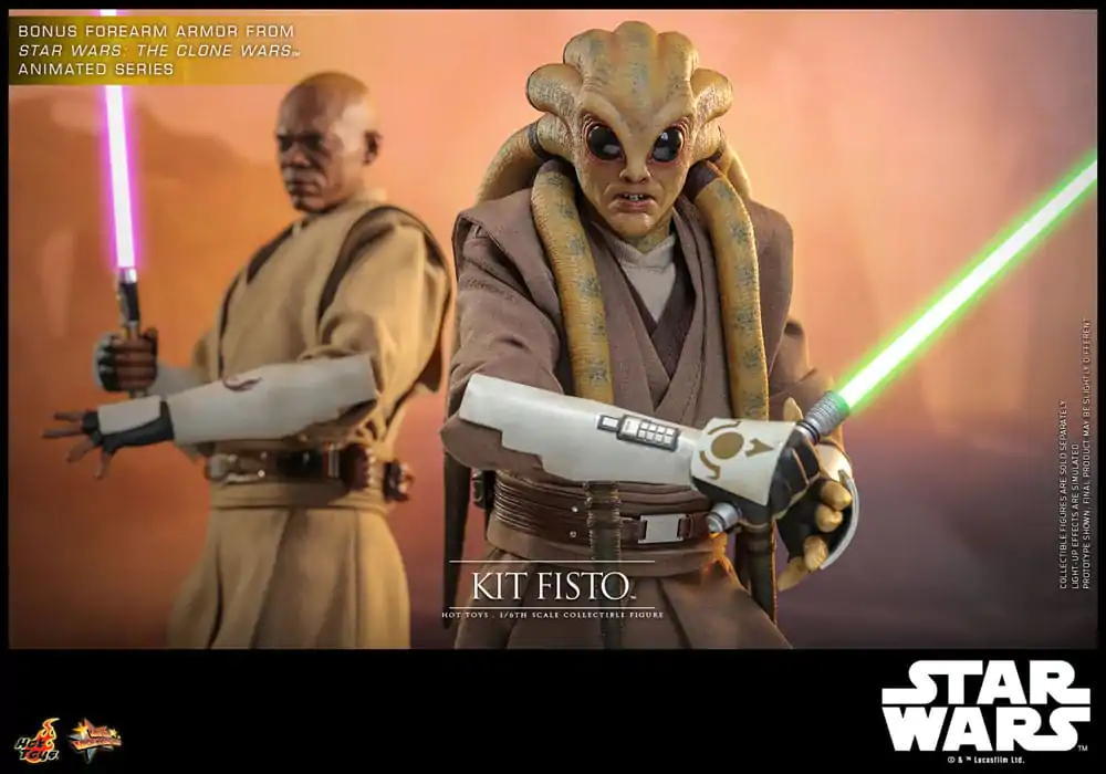 Star Wars Movie Masterpiece 1/6 Kit Fisto akciófigura 32 cm termékfotó