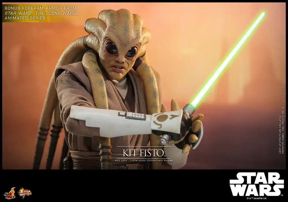 Star Wars Movie Masterpiece 1/6 Kit Fisto akciófigura 32 cm termékfotó