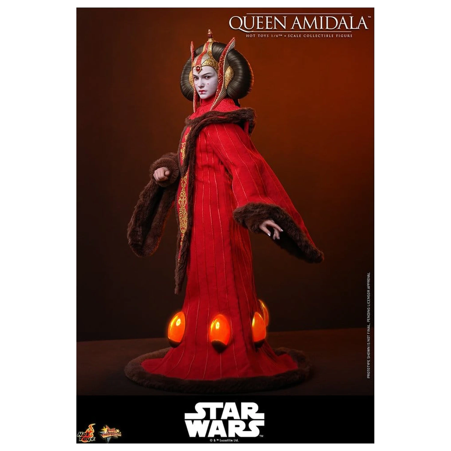 Star Wars Movie Masterpiece 1/6 Queen Amidala akciófigura 28 cm termékfotó
