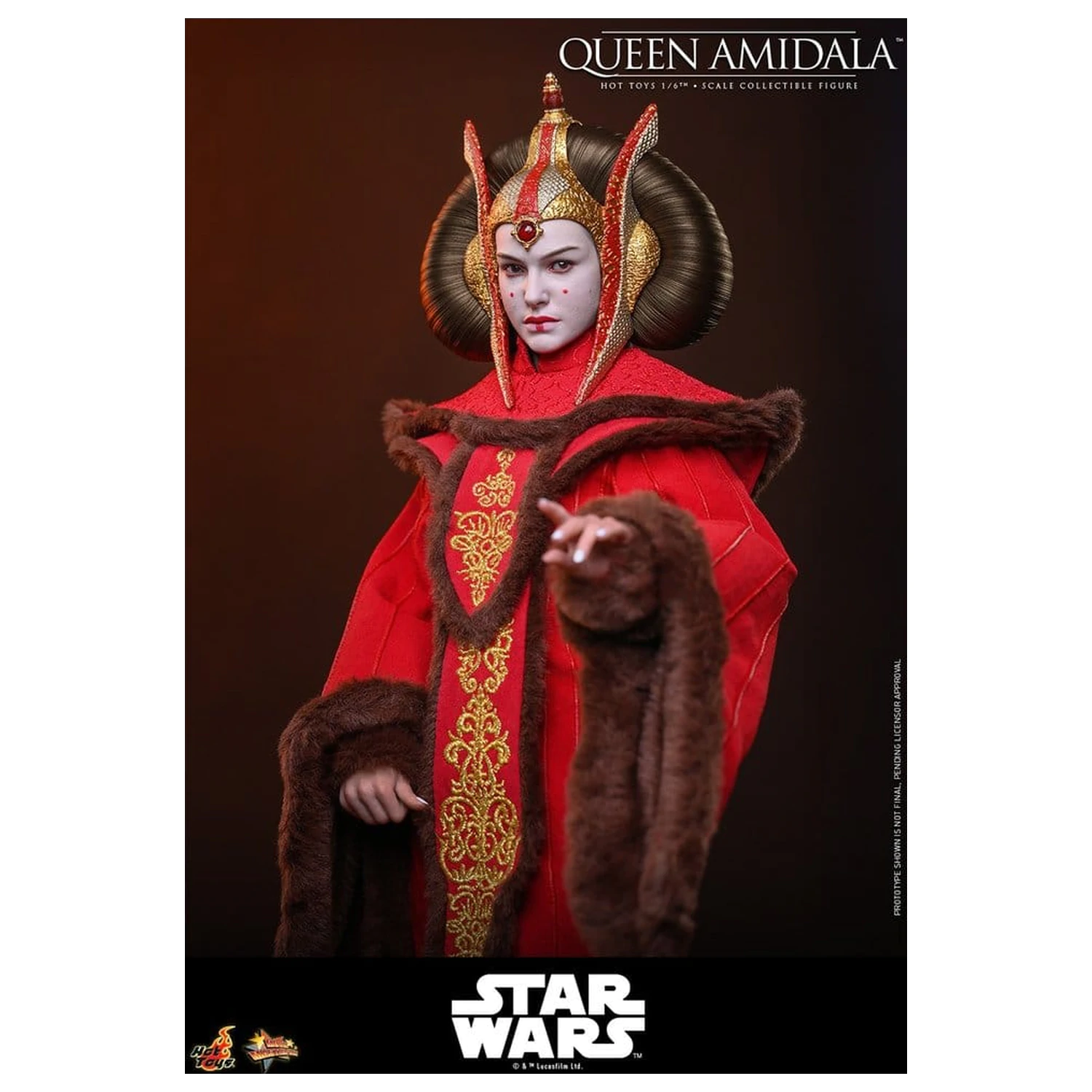 Star Wars Movie Masterpiece 1/6 Queen Amidala akciófigura 28 cm termékfotó