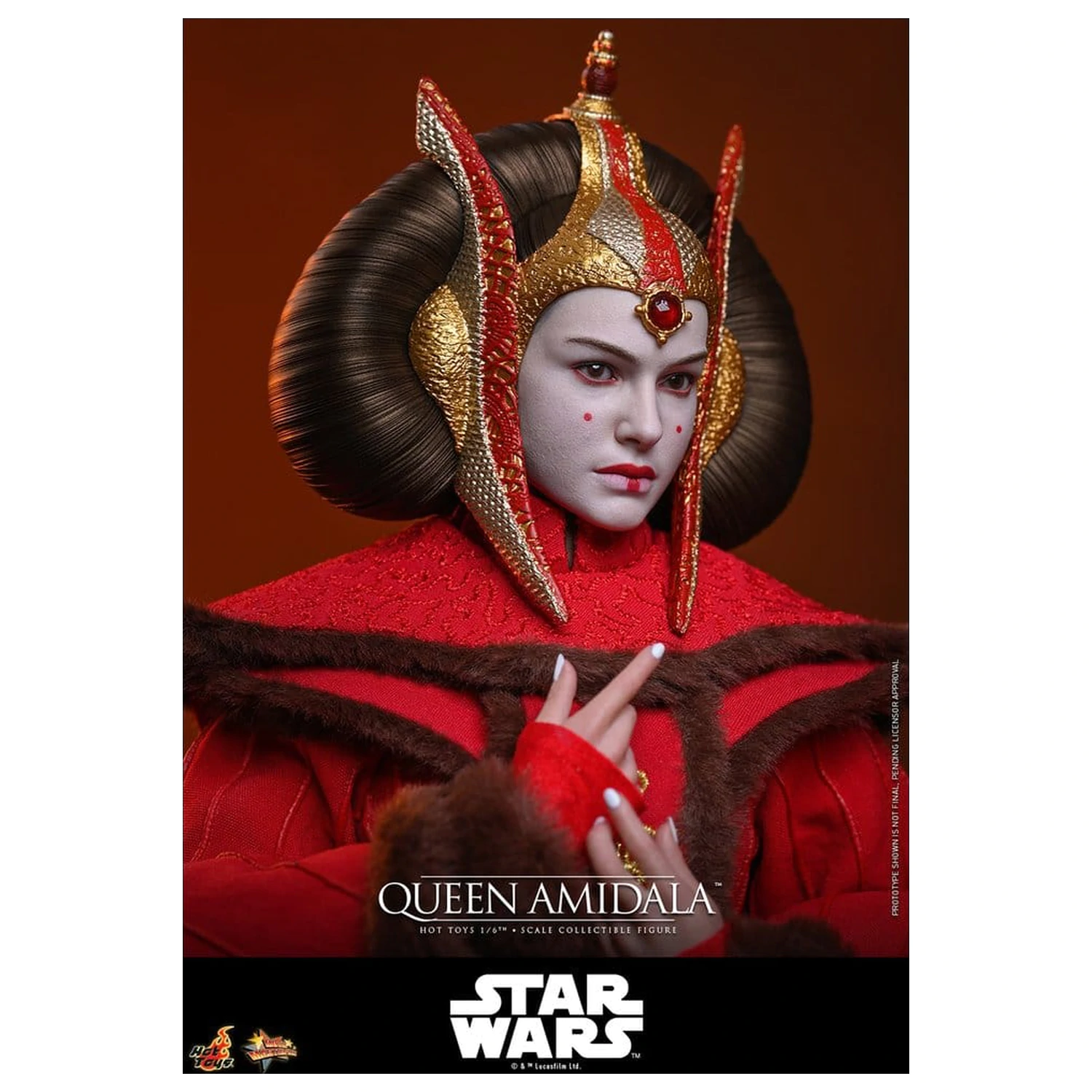 Star Wars Movie Masterpiece 1/6 Queen Amidala akciófigura 28 cm termékfotó
