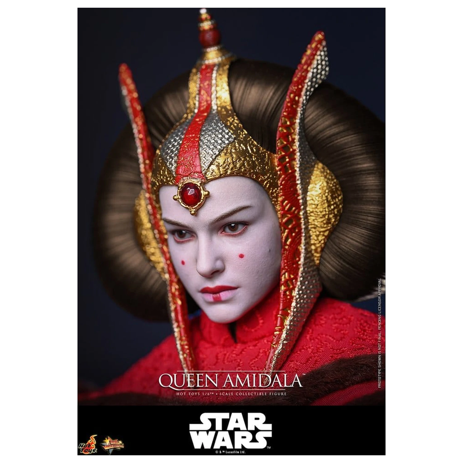 Star Wars Movie Masterpiece 1/6 Queen Amidala akciófigura 28 cm termékfotó