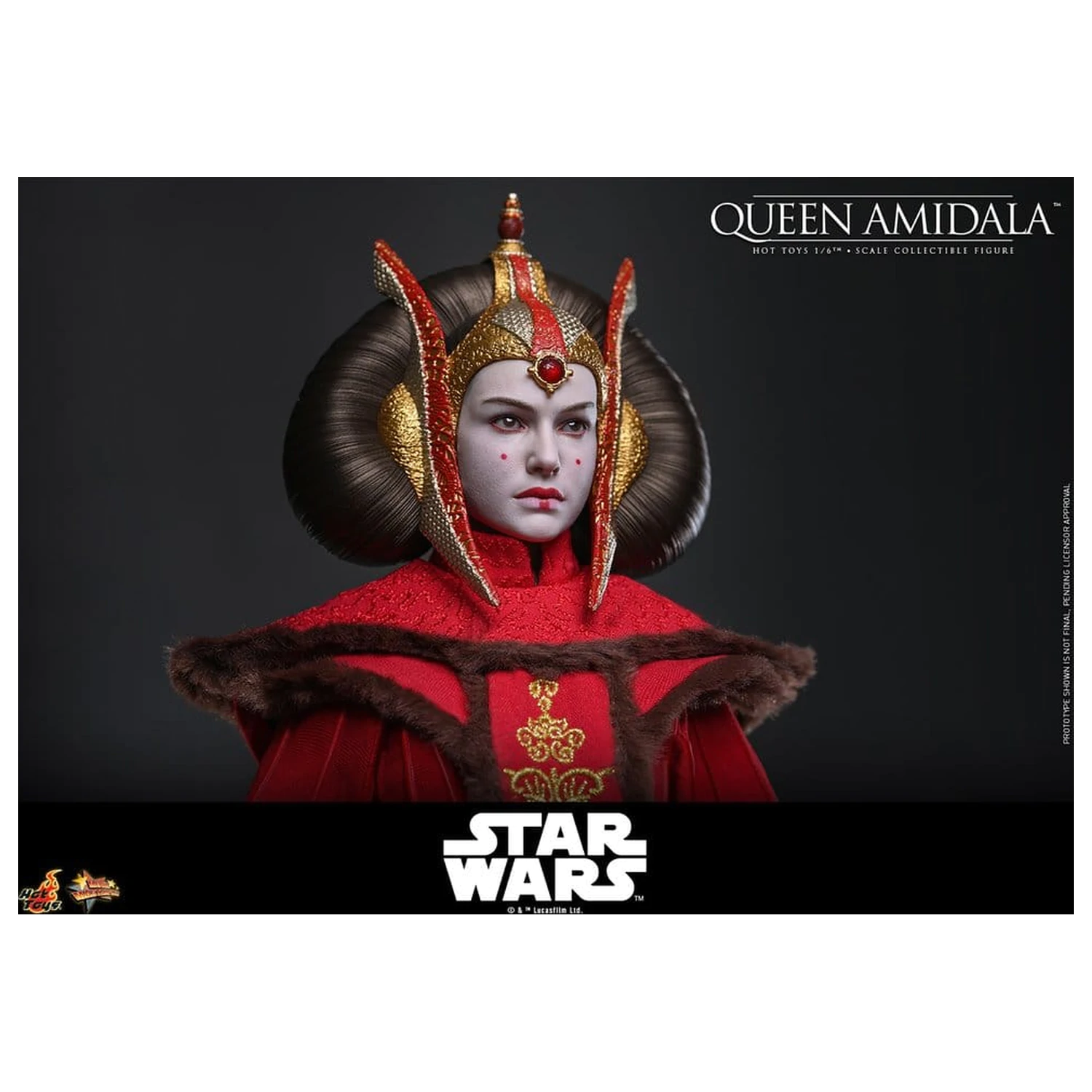Star Wars Movie Masterpiece 1/6 Queen Amidala akciófigura 28 cm termékfotó