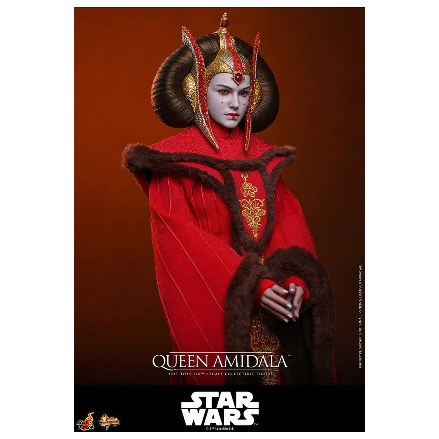 Star Wars Movie Masterpiece 1/6 Queen Amidala akciófigura 28 cm termékfotó