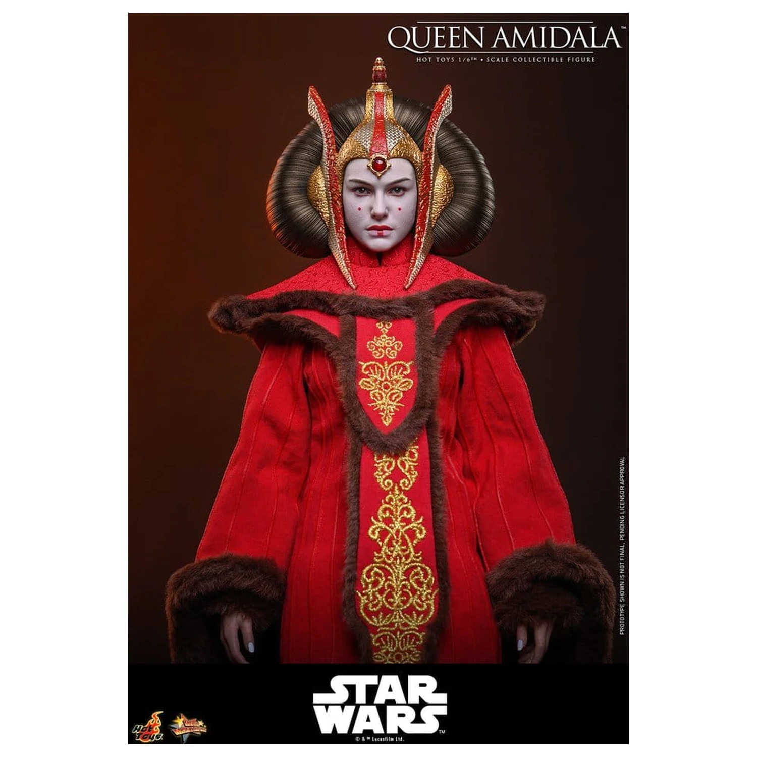 Star Wars Movie Masterpiece 1/6 Queen Amidala akciófigura 28 cm termékfotó