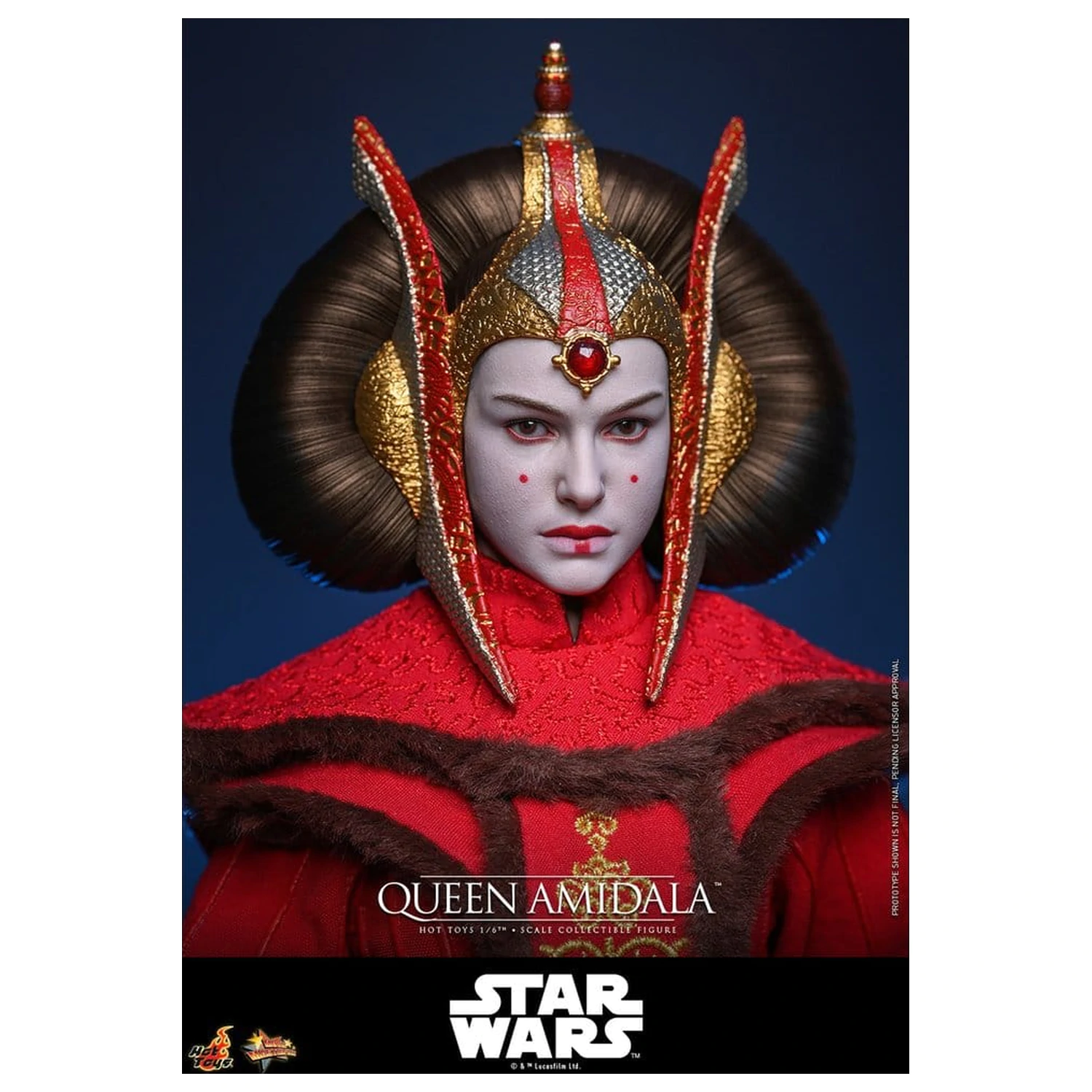 Star Wars Movie Masterpiece 1/6 Queen Amidala akciófigura 28 cm termékfotó