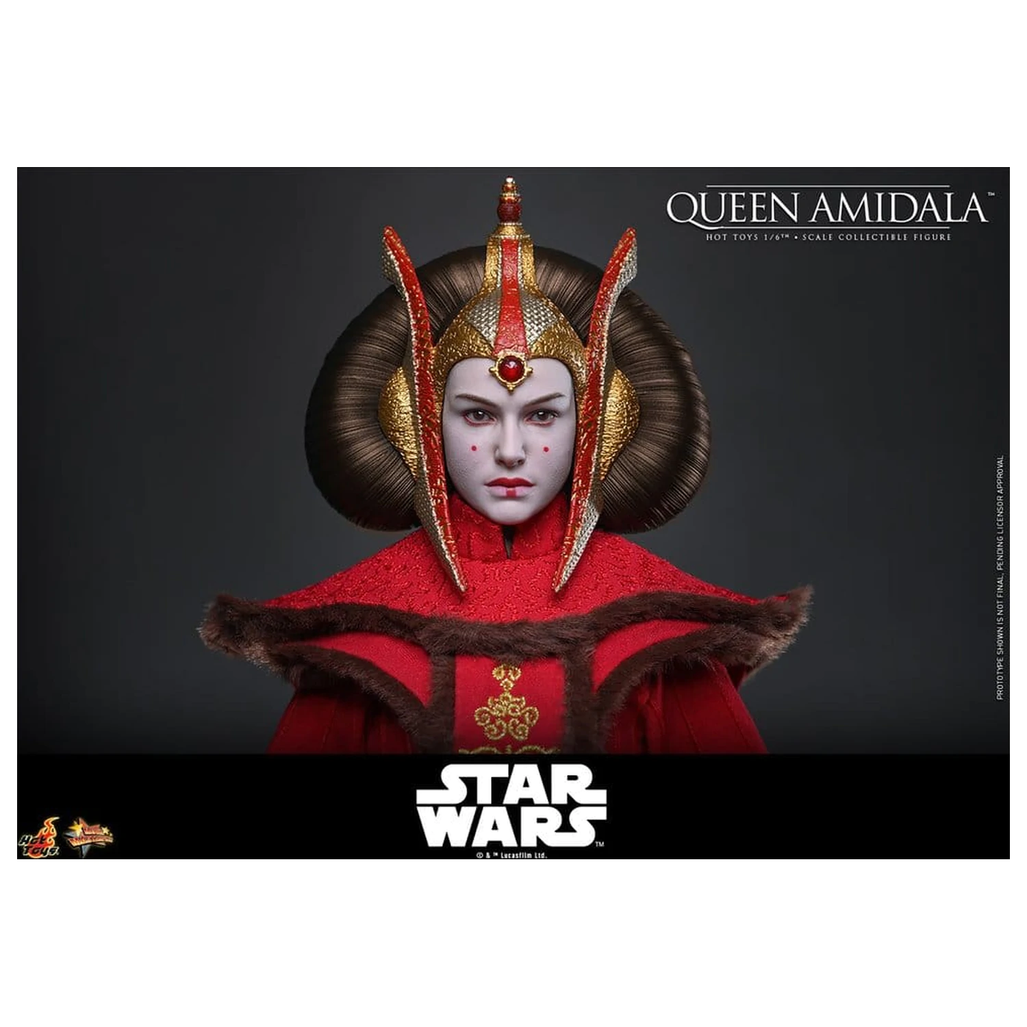 Star Wars Movie Masterpiece 1/6 Queen Amidala akciófigura 28 cm termékfotó