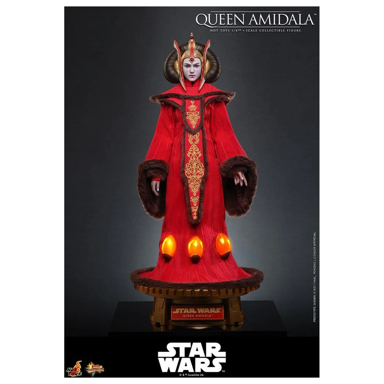 Star Wars Movie Masterpiece 1/6 Queen Amidala akciófigura 28 cm termékfotó